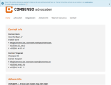 Tablet Screenshot of consenso.be